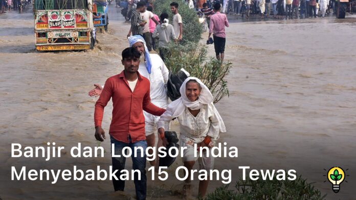 Banjir dan longsor India